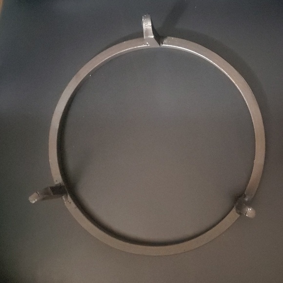 Candle holder display sculpture Green hued glass metal wrought iron‎ - Picture 8 of 11